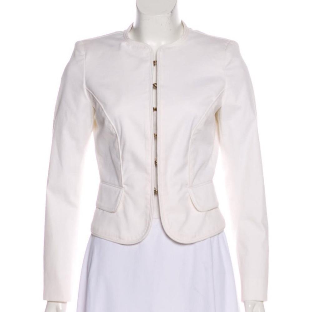 *****SOLD******Burberry structured collarless jacket